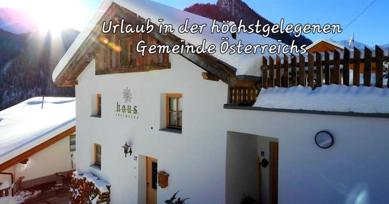 Haus Edelweiss Spiss Bei Samnaun Bagian luar foto